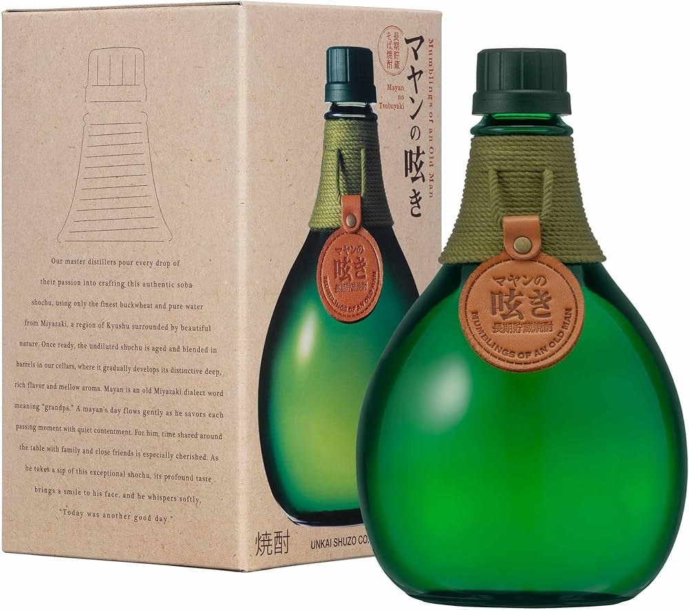 Amazon.co.jp: 雲海酒造 マヤンの呟き(通常箱入り) [ 焼酎 そば焼酎 38